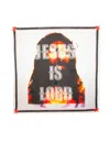 Givenchy Foulard Bianco In Cotone Jesus Is Lord In Bianco