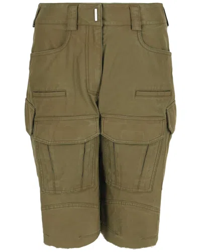 GIVENCHY GIVENCHY FRAYED MULTI-POCKET CARGO SHORT
