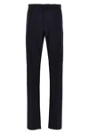 Givenchy Tailored Black Wool Blend Pants In Black