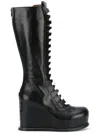 Givenchy Frida Platform Boots In Black