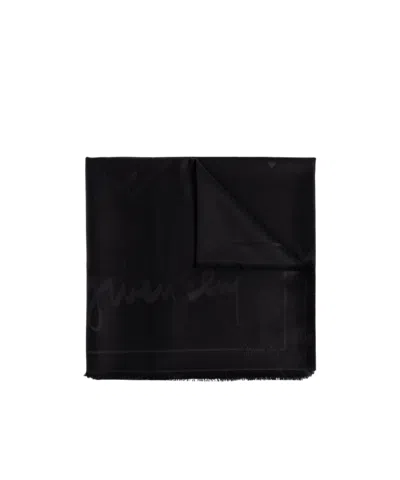 Givenchy Fringed Scarf In Black