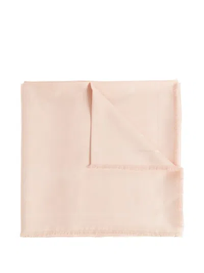 Givenchy Fringed Scarf In Pink