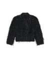 Givenchy Little Sequins Short Jacket In Black
