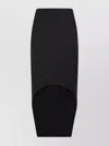 Givenchy Front Kick Skirt Asymmetric Hem
