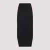 Givenchy Asymmetric Skirt In Wool And Mohair In Black