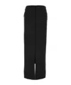 Givenchy Front-slit Wool-blend Maxi Skirt In Black