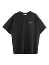 Givenchy Front Stamp-style Graphic Print T-shirt In Black