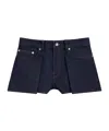 Givenchy Front-panel Denim Shorts In Blue