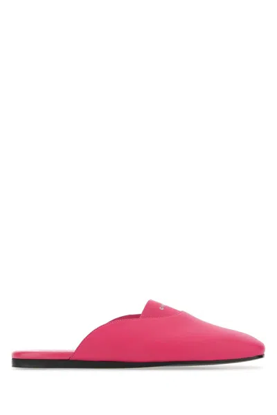 Givenchy Fuchsia Fabric 4g Slippers In 652