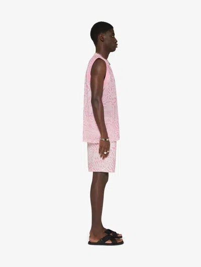 Givenchy Fuchsia Fibres Shorts In Pink