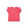 Givenchy Fuchsia T-shirt For Baby Girl With Logo In Pink