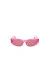 Givenchy Gv Day 56mm Geometric Sunglasses In Pink