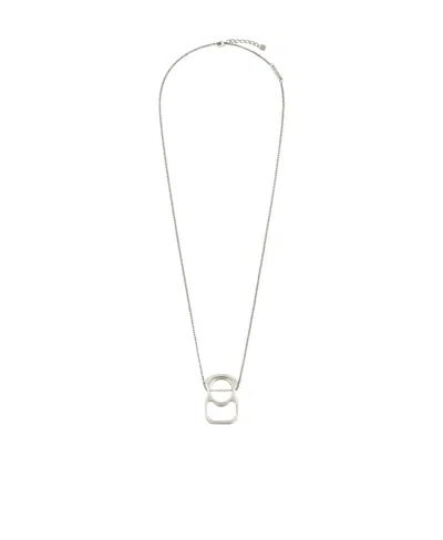 Givenchy G Can Necklace In White