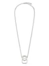 Givenchy G Can Ring-pull Chain Necklace In Metallic