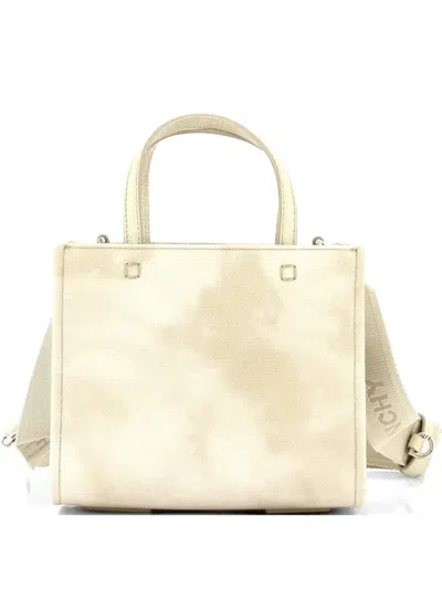 Pre-owned Givenchy G- Canvas Mini Tote Bag In Neutral