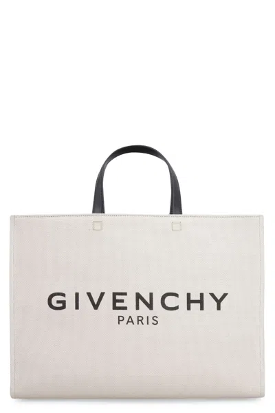 Givenchy Mini G- Tote Shopping Bag In Ecru