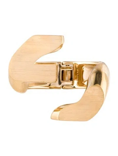 Pre-owned Givenchy G Chain Cuff Bracelet, 6.25" In Multi