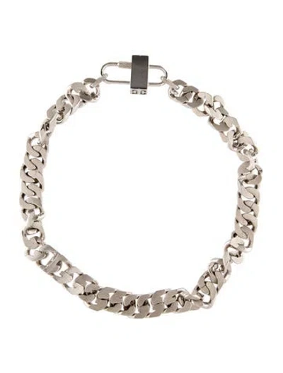 Pre-owned Givenchy G Chain Lock Necklace, 19" In Multi