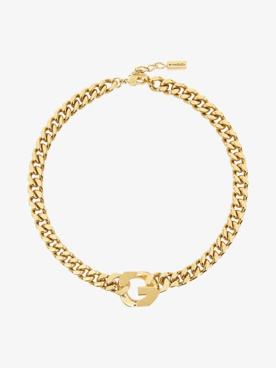 Givenchy G Chain Necklace In Metal In Gold