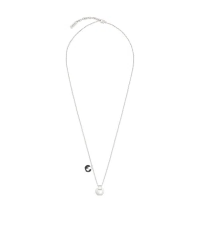 Givenchy G Chain Necklace With Pendant In Silver