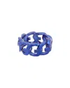 Givenchy G Chain Ring In Blue