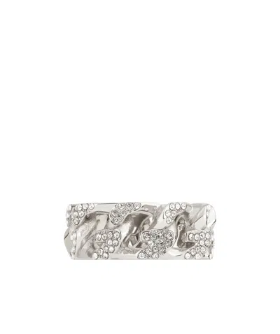 Givenchy G Chain Ring In Silvery