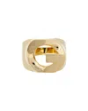 Givenchy G Chain Signet Ring In Gold