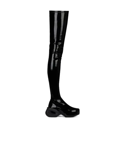 Givenchy G Clog Boots In Black