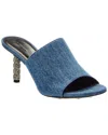 Givenchy Mules G Cube En Denim In Blue