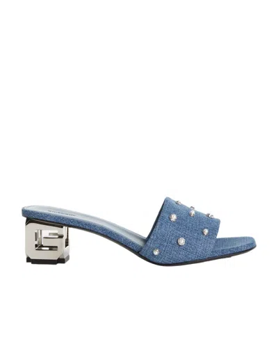 GIVENCHY GIVENCHY G CUBE DENIM MULES