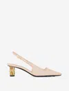 Givenchy Mesh G Cube Pumps With 5cm Heel Height In Beige