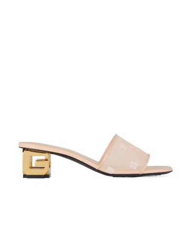 Givenchy G Cube High-heeled Sandals In Pink