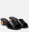 Givenchy G Cube 45 Black Mule Sandals In Black