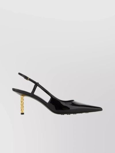 GIVENCHY G-CUBE POINTED LEATHER PUMPS