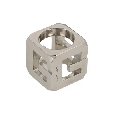 Pre-owned Givenchy G Cube Ring 'silver' | Men's Size 58