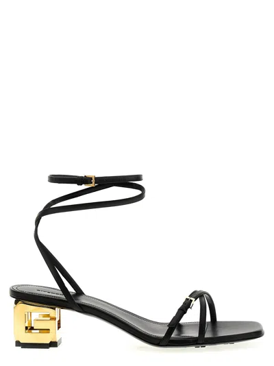 GIVENCHY G CUBE SANDALS BLACK