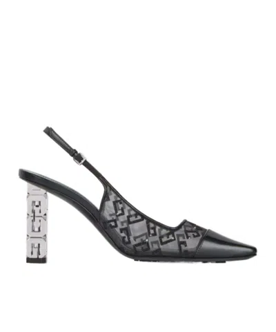 Givenchy G Cube Slingback In Black