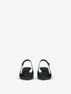 GIVENCHY G CUBE SLINGBACK PUMPS IN LEATHER