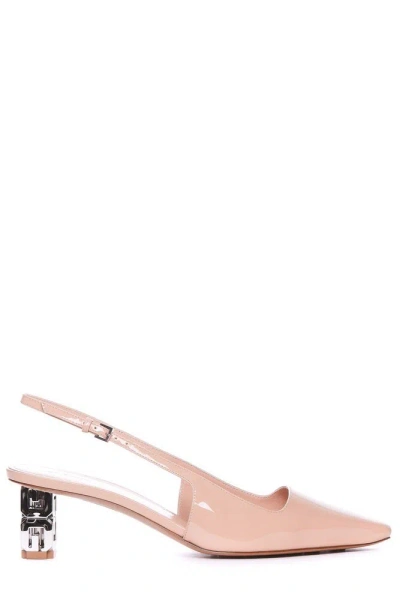 Givenchy G Cube Slingback Pumps In Pink