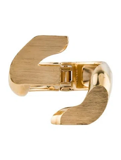 Pre-owned Givenchy G Cuff Bracelet, 6" In Multi
