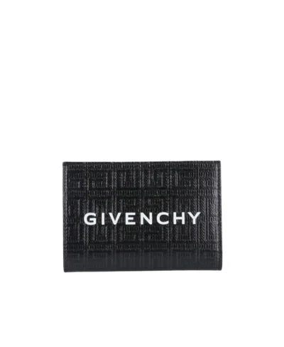 Givenchy G Cut Bifold 4g Wallet In Black