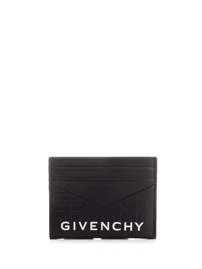 Givenchy G-cut Card Case In Black