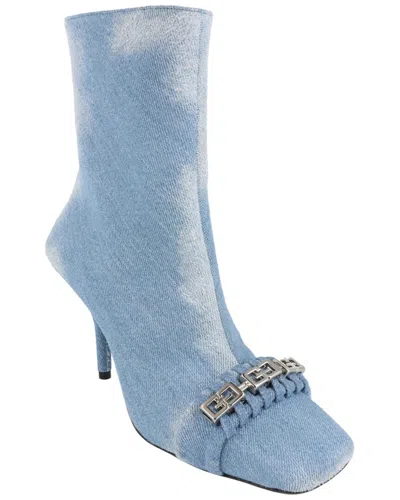 Givenchy G Denim Bootie In Blue