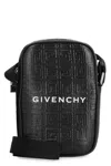 Givenchy G-essentials Canvas Coated Mobile Phone Case In Black