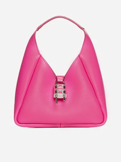 Givenchy G-hobo Mini Leather Bag In Pink