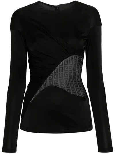 GIVENCHY $G-LACE PANELLED TOP