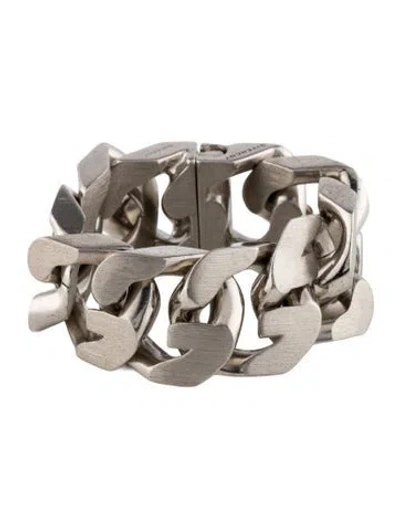 Pre-owned Givenchy G Link Bracelet, 5.75" In Multi