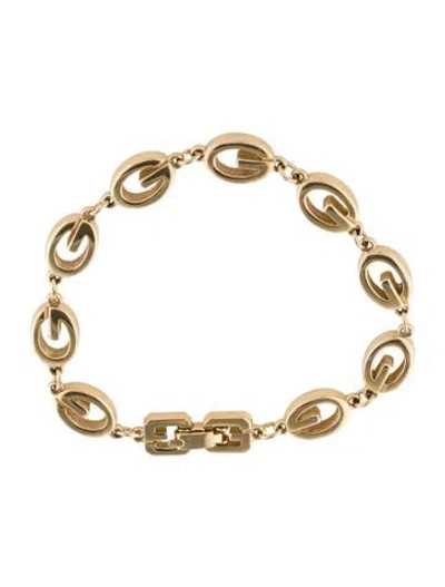Pre-owned Givenchy G Link Bracelet, 7.25" In Multi