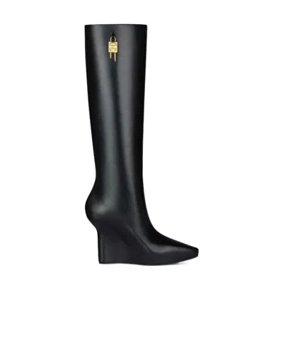 GIVENCHY G-LOCK BOOTS IN LEATHER