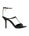 Givenchy Woman Sandals Black Size 8 Textile Fibers In Black